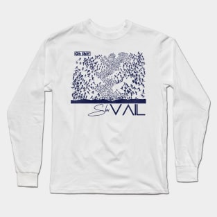 Oh Shit! Ski Vail Long Sleeve T-Shirt